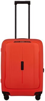 Samsonite Essens Handbagage Spinner 55 cm - Uitbreidbaar 50/57 liter - 55x40x23/26 cm - lava hardcase koffer lichtgewicht koffer Rood - H 55 x B 40 x D 23 cm