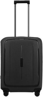 Samsonite Essens Spinner 55 graphite Harde Koffer Zwart - H 55 x B 40 x D 20