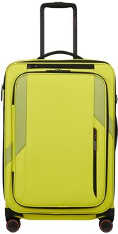 Samsonite Glazed Spinner 67 cm - Uitbreidbaar 83/94 liter - 67x44x30/33 cm - lime punch zachte koffer Groen - H 67 x B 44 x D 30 cm