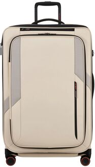 Samsonite Glazed Spinner 78 cm - Uitbreidbaar 125/141 liter - 78x48x32/35 cm - sandstone zachte koffer Zand - H 78 x B 48 x D 32 cm