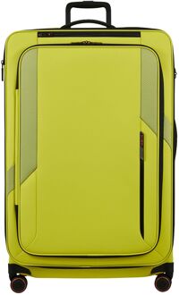 Samsonite Glazed Spinner 84 cm - Uitbreidbaar 160/178 liter - 84x54x36/39 cm - lime punch zachte koffer Groen - H 84 x B 54 x D 36 cm