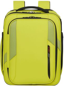 Samsonite Glazed Underseat Backpack S - 25 liter - 40x30x20 cm - 15.6" laptopvak lime punch weekendtas handbagage Groen - H 40 x B 30 x D 20 cm