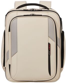 Samsonite Glazed Underseat Backpack S - 25 liter - 40x30x20 cm - 15.6" laptopvak sandstone weekendtas handbagage Zand - H 40 x B 30 x D 20 cm