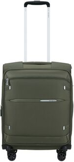 Samsonite Gotwist Handbagage Spinner 55 cm - Uitbreidbaar 42/48 liter - 55x40x23/25 cm - dark green zachte koffer lichtgewicht koffer Groen - H 55 x B 40 x D 23 cm