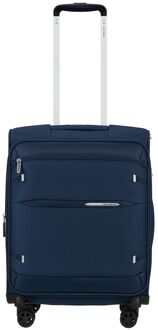 Samsonite Gotwist Handbagage Spinner 55 cm - Uitbreidbaar 42/48 liter - 55x40x23/25 cm - navy blue zachte koffer lichtgewicht koffer Blauw - H 55 x B 40 x D 23 cm