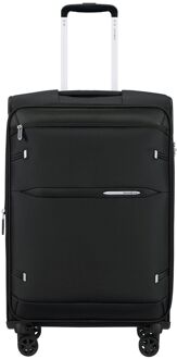 Samsonite Gotwist Spinner 68 cm - Uitbreidbaar 71/79 liter - 68x43x29/32 cm - black zachte koffer lichtgewicht koffer Zwart - H 68 x B 43 x D 29 cm