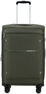 Samsonite Gotwist Spinner 68 cm - Uitbreidbaar 71/79 liter - 68x43x29/32 cm - dark green zachte koffer lichtgewicht koffer Groen - H 68 x B 43 x D 29 cm