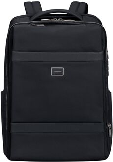 Samsonite Image Biz Travel Backpack 15.6" Expandable black weekendtas handbagage Zwart - H 44 x B 30 x D 18 cm