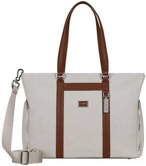 Samsonite Image Biz Travel Tote Bag 14.1" ivory weekendtas handbagage Beige - H 32 x B 39 x D 16.5 cm