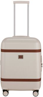 Samsonite Image Spinner 55/20 Expandable ivory hardcase koffer Beige - H 55 x B 40 x D 20/23 cm