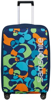Samsonite Kofferhoes Samsonite TA Revolution vouwbaar Luggage Cover M colorwave Multicolor - H 60 x B 43 x D 20 cm