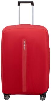 Samsonite Kofferhoes Samsonite TA Revolution vouwbaar Luggage Cover M red Rood - H 60 x B 43 x D 20 cm