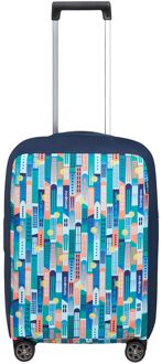 Samsonite Kofferhoes Samsonite TA Revolution vouwbaar Luggage Cover S city print Multicolor