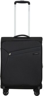 Samsonite Litebeam Spinner 55 black Zachte koffer Zwart - H 55 x B 40 x D 20