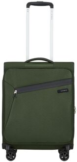 Samsonite Litebeam Spinner 55 climbing ivy Zachte koffer Groen - H 55 x B 40 x D 20