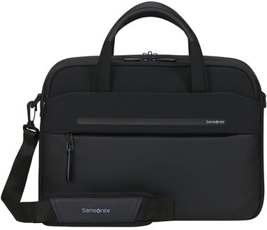 Samsonite Moderny Laptop Briefcase 15.6" black schoudertas heren Zwart - H 30 x B 40.5 x D 12 cm