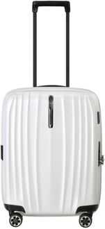 Samsonite Nexis Handbagage Spinner 55 cm - Uitbreidbaar 40/47 liter - 55x40x20/23 cm - cotton white hardcase koffer lichtgewicht koffer Wit - H 55 x B 40 x D 20 cm