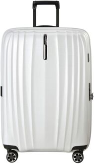 Samsonite Nexis Spinner 76 cm - Uitbreidbaar 105/116 liter - 76x52x29/32 cm - cotton white hardcase koffer lichtgewicht koffer Wit - H 76 x B 52 x D 29 cm