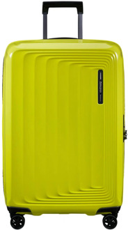 Samsonite Nuon Spinner 69 Exp metallic lime Harde Koffer Groen - H 69 x B 45 x D 28/31