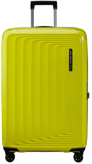 Samsonite Nuon Spinner 75 Exp metallic lime Harde Koffer Groen - H 75 x B 49 x D 30/33