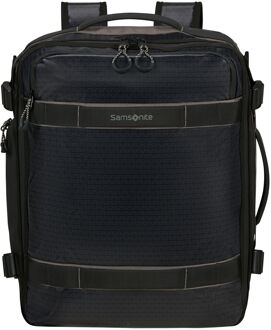 Samsonite Outtrax Underseat Backpack M - 34 liter - 45x36x20 cm - 17.3" laptopvak - slate black weekendtas handbagage Zwart - H 45 x B 36 x D 20 cm