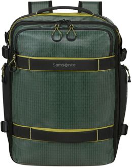 Samsonite Outtrax Underseat Backpack S - 29 liter - 40x30x20 cm - 15.6" laptopvak - forest green weekendtas handbagage Groen - H 40 x B 30 x D 20 cm