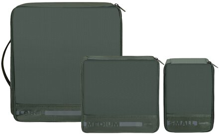 Samsonite Pack-Sized Set Of 3 Packing Cubes forest Grijs