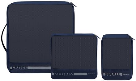Samsonite Pack-Sized Set Of 3 Packing Cubes navy Blauw