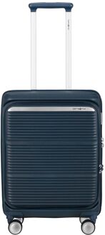 Samsonite Paralux HS Spinner 55 Expandable midnight blue hardcase koffer Blauw - H 55 x B 39 x D 23 cm