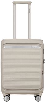 Samsonite Paralux HS Spinner 55 Expandable stone grey hardcase koffer Grijs - H 55 x B 39 x D 23 cm