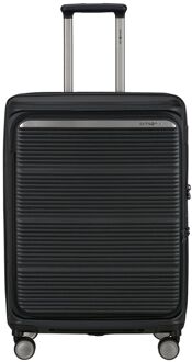 Samsonite Paralux HS Spinner 67 Expandable black hardcase koffer Zwart - H 67 x B 47 x D 30 cm