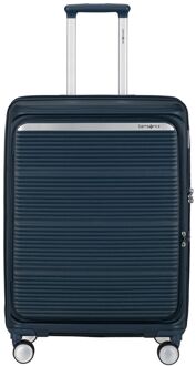 Samsonite Paralux HS Spinner 67 Expandable midnight blue hardcase koffer Blauw - H 67 x B 47 x D 30 cm