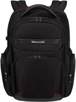 Samsonite Pro-DLX 6 Backpack 3V 15.6'' EXP black Zwart - H 43 x B 30 x D 21 cm