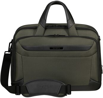 Samsonite Pro-DLX 6 Bailhandle 15.6'' EXP green Groen - H 30.5 x B 42 x D 21