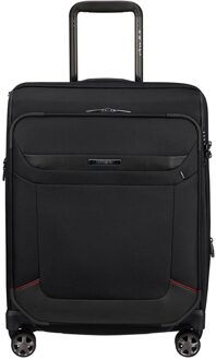 Samsonite Pro-DLX 6 Spinner 55 EXP black Zachte koffer Zwart - H 55 x B 40 x D 28