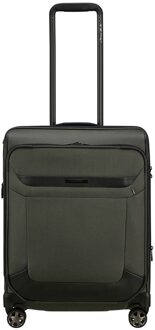 Samsonite Pro-DLX 6 Spinner 55 EXP green Zachte koffer Groen - H 55 x B 40 x D 28