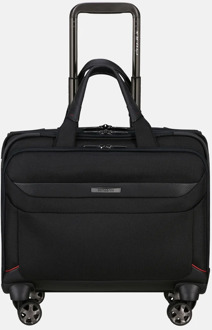 Samsonite Pro-DLX 6 Spinner tote bag 15.6" black handbagage koffer pilotenkoffer Zwart - H 43 x B 40 x D 20 cm