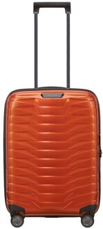 Samsonite Proxis Handbagage Spinner 55 cm - Uitbreidbaar 40/46 liter - 55x40x20/23 cm - flame hardcase koffer lichtgewicht koffer Oranje - H 55 x B 40 x D 20 cm