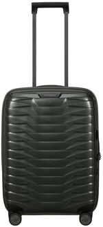 Samsonite Proxis Handbagage Spinner 55 cm - Uitbreidbaar 40/46 liter - 55x40x20/23 cm - matt climbing ivy hardcase koffer lichtgewicht koffer Groen - H 55 x B 40 x D 20 cm