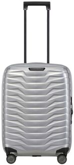 Samsonite Proxis Handbagage Spinner 55 cm - Uitbreidbaar 40/46 liter - 55x40x20/23 cm - silver hardcase koffer lichtgewicht koffer Zilver - H 55 x B 40 x D 20 cm
