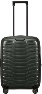 Samsonite Proxis Spinner 55 Expandable matt climbing ivy hardcase koffer lichtgewicht koffer Groen - H 55 x B 40 x D 20 cm