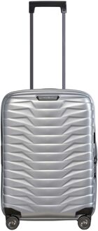 Samsonite Proxis Spinner 55 Expandable silver Harde Koffer Zilver - H 55 x B 40 x D 23