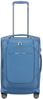 Samsonite Re-Lite Sp. 55/20 Exp Length 35Cm capri blue zachte koffer lichtgewicht koffer pilotenkoffer Blauw - H 55 x B 35 x D 22/25 cm