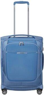 Samsonite Re-Lite Spinner 55/20 Exp capri blue zachte koffer lichtgewicht koffer pilotenkoffer Blauw - H 55 x B 40 x D 22/25 cm