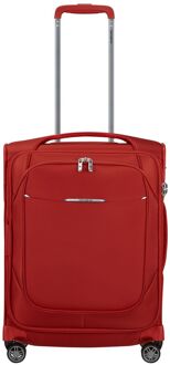 Samsonite Re-Lite Spinner 55/20 Exp poppy red zachte koffer lichtgewicht koffer pilotenkoffer Rood - H 55 x B 40 x D 22/25 cm