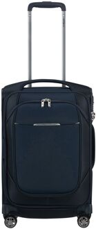 Samsonite Re-Lite Spinner 55/20 Expandable Length 35Cm midnight blue zachte koffer lichtgewicht koffer pilotenkoffer Blauw - H 55 x B 35 x D 22 cm