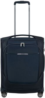 Samsonite Re-Lite Spinner 55/20 Expandable midnight blue zachte koffer lichtgewicht koffer pilotenkoffer Blauw - H 55 x B 40 x D 22/25 cm