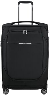 Samsonite Re-Lite Spinner 67/24 Expandable black zachte koffer lichtgewicht koffer Zwart - H 67 x B 44 x D 30 cm