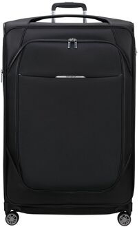 Samsonite Re-Lite Spinner 83/31 Expandable black zachte koffer lichtgewicht koffer Zwart - H 83 x B 53 x D 36 cm