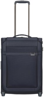 Samsonite Reiskoffer - Airea upright. 55/20 uitbreidbaar Toppocket (Handbagage) Dark Blue